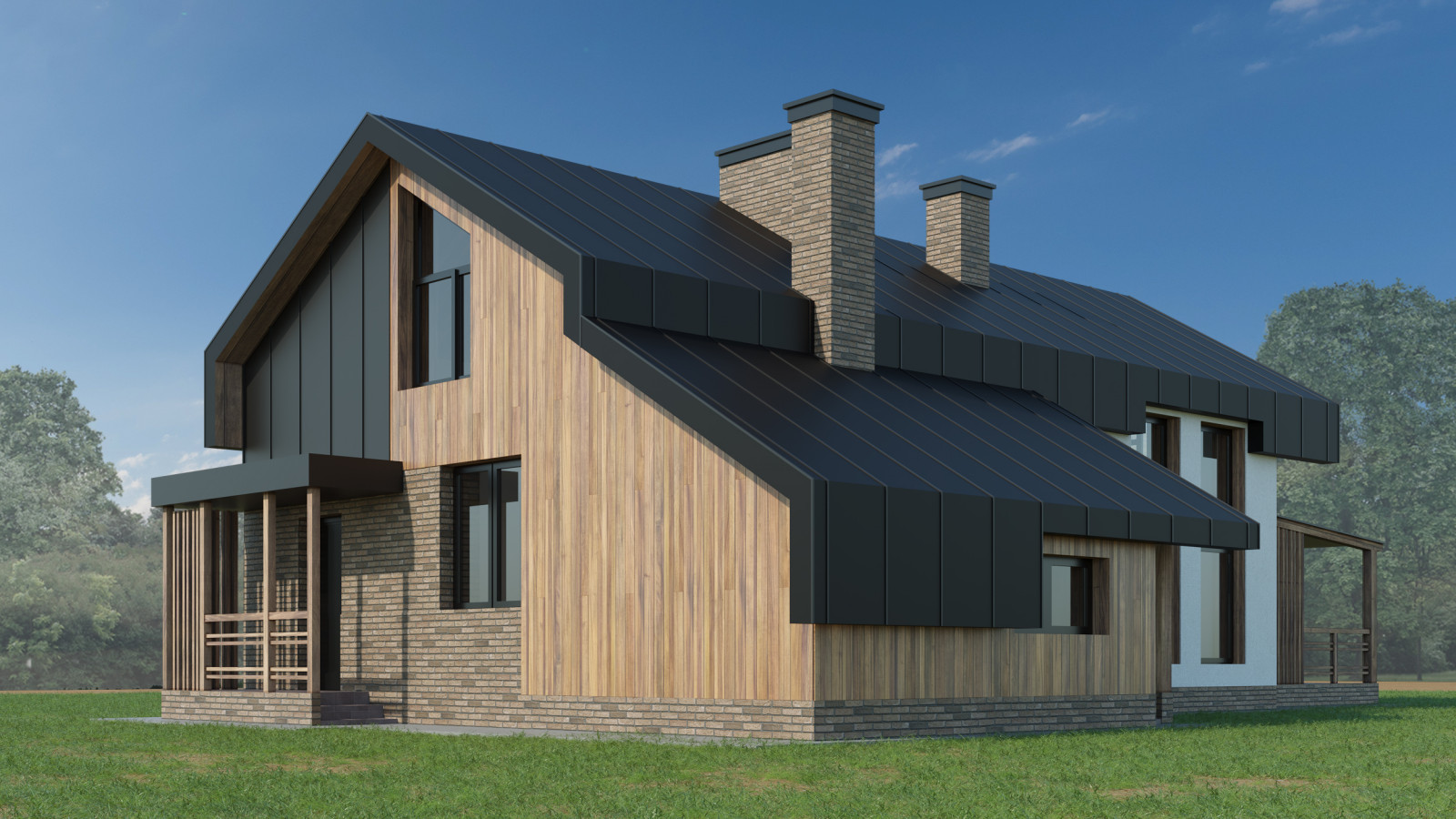 Дом в стиле БАРН