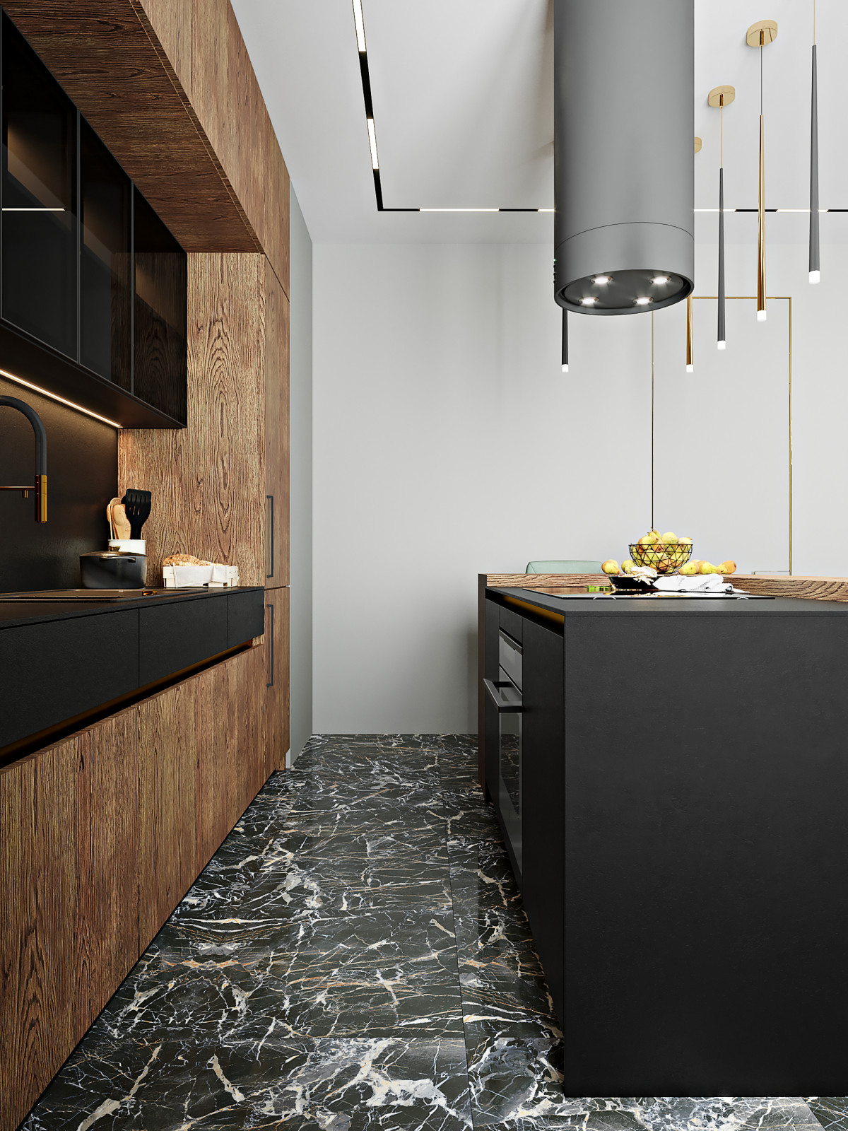 Современный дизайн квартиры-студии