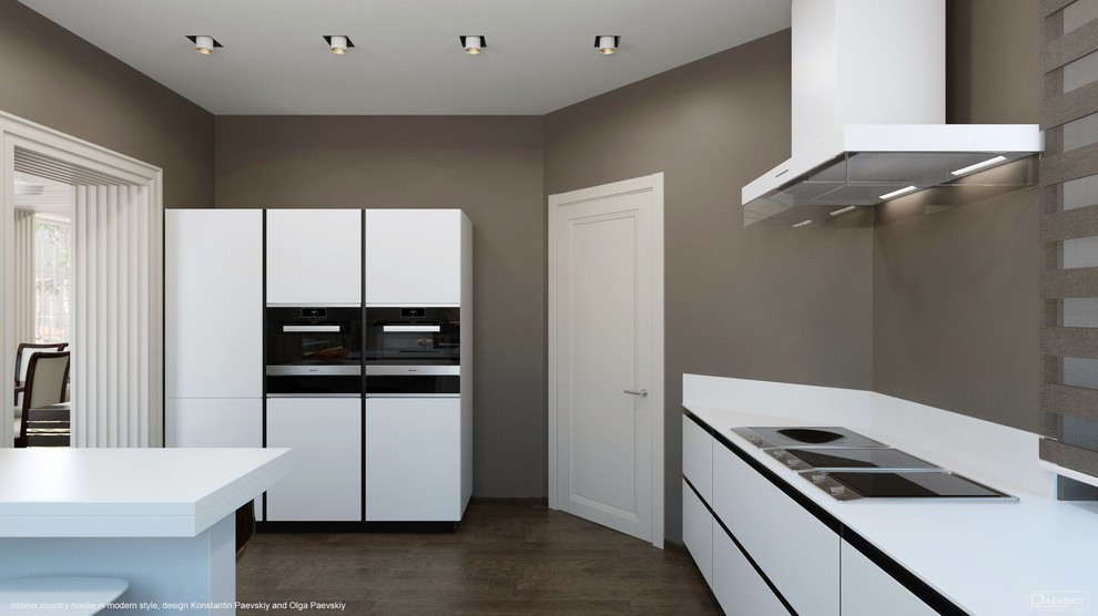 Кухня в загородном доме