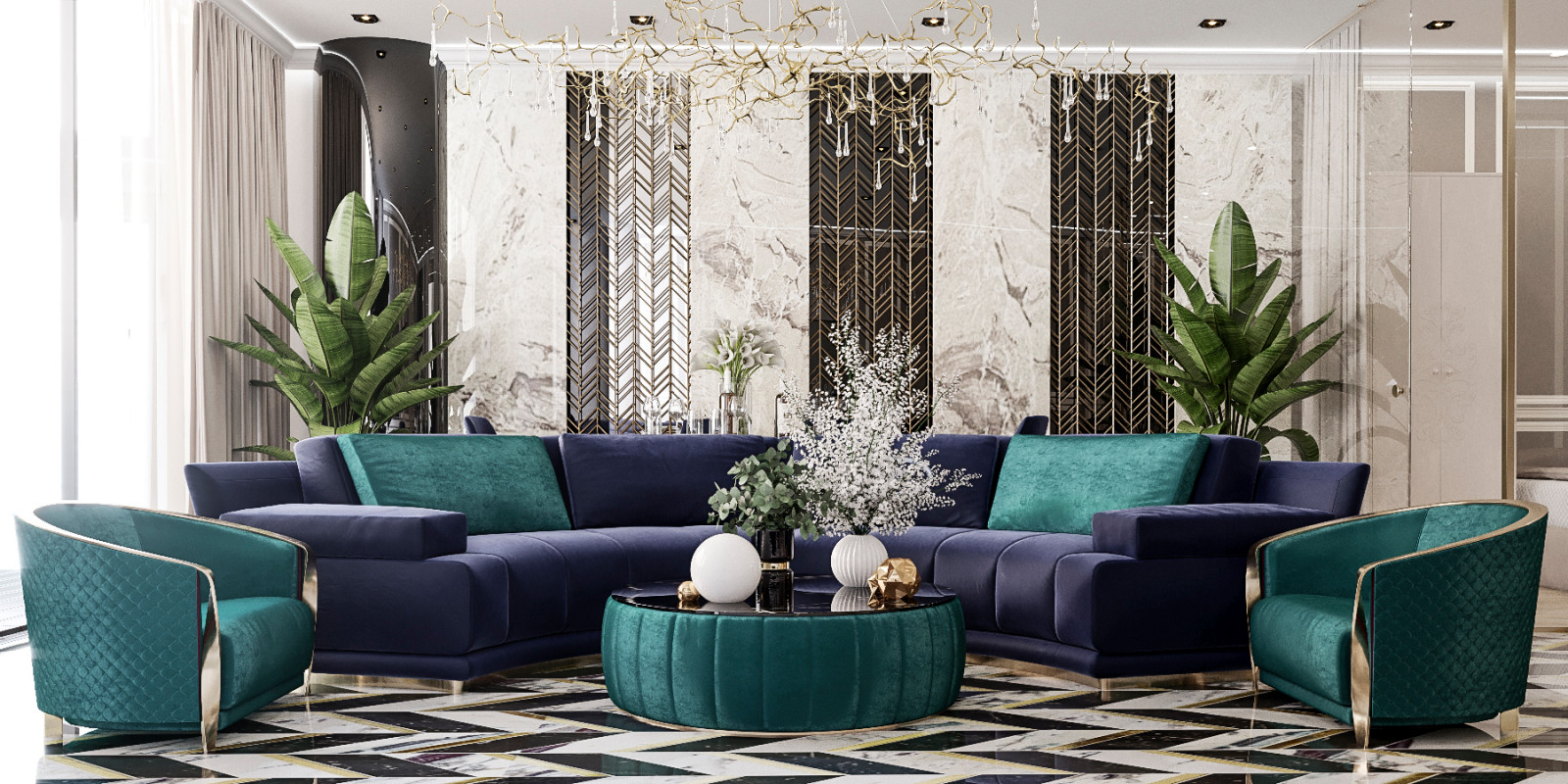 Обложка проекта: Апартаменты в Аю-Даг Резорт и Спа 1706