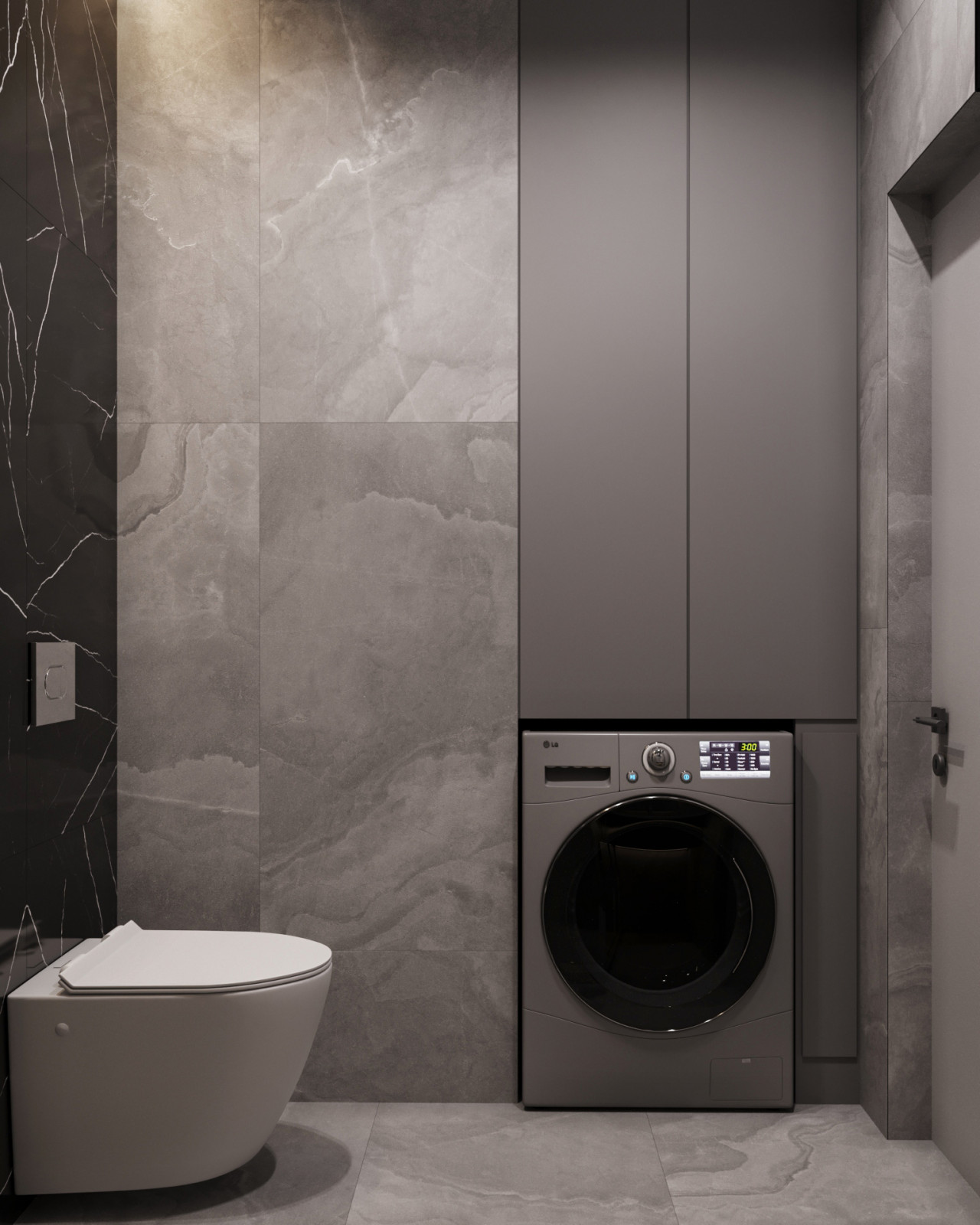 Хозяйственный блок в маленькой квартире