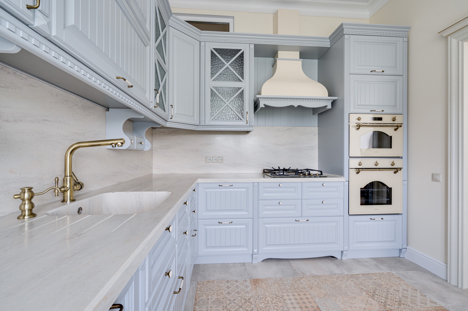 Кухня Прованс из массива бука