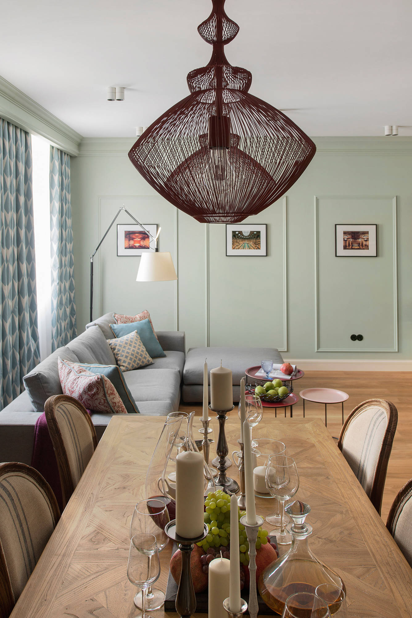 Houzz тур: Яркая эклектика для владельцев, которые хотели все и сразу