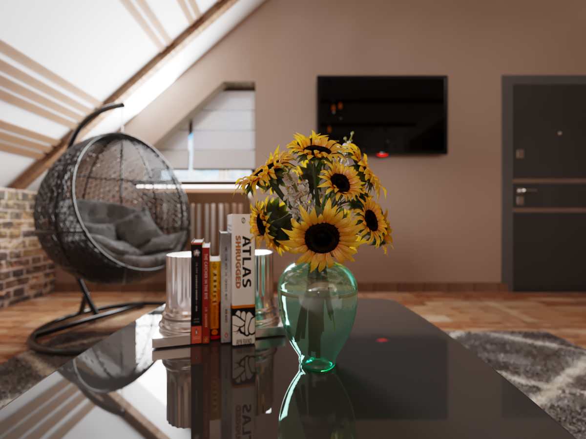 Загородный дом в современном лофте