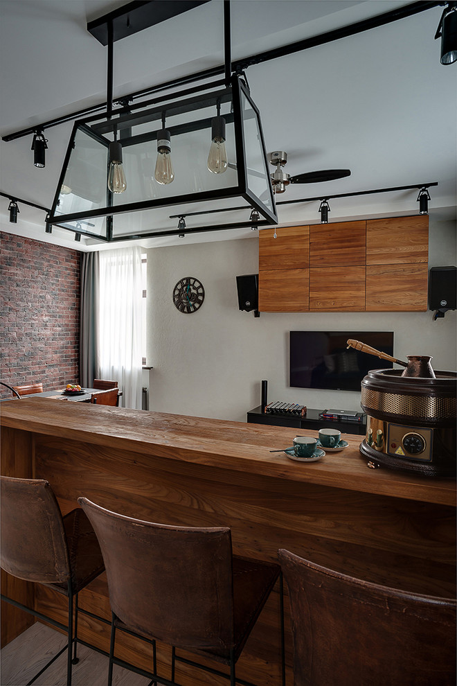 Реализованный проект (фото проекта Лофт для Путешественника)