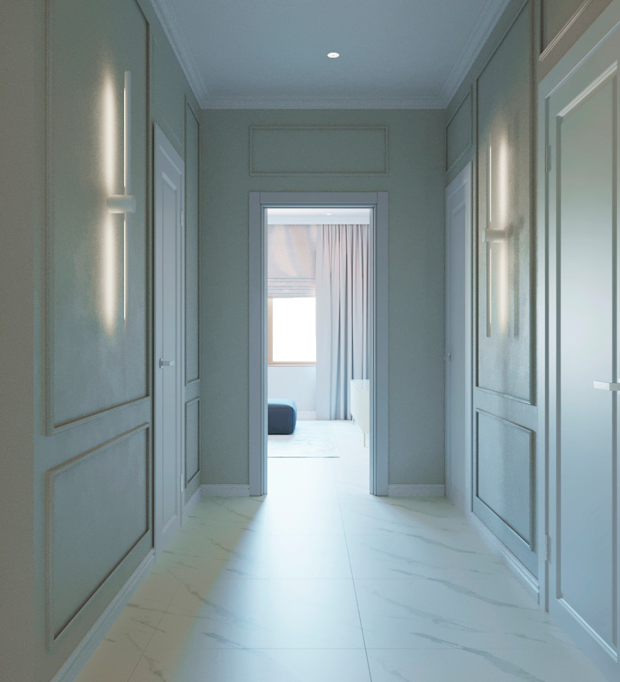 Квартира в стиле неоклассика в ЖК FAMILIA