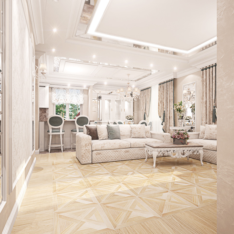 Проект интерьера в г. Новосибирск ЖК переулок бульварный