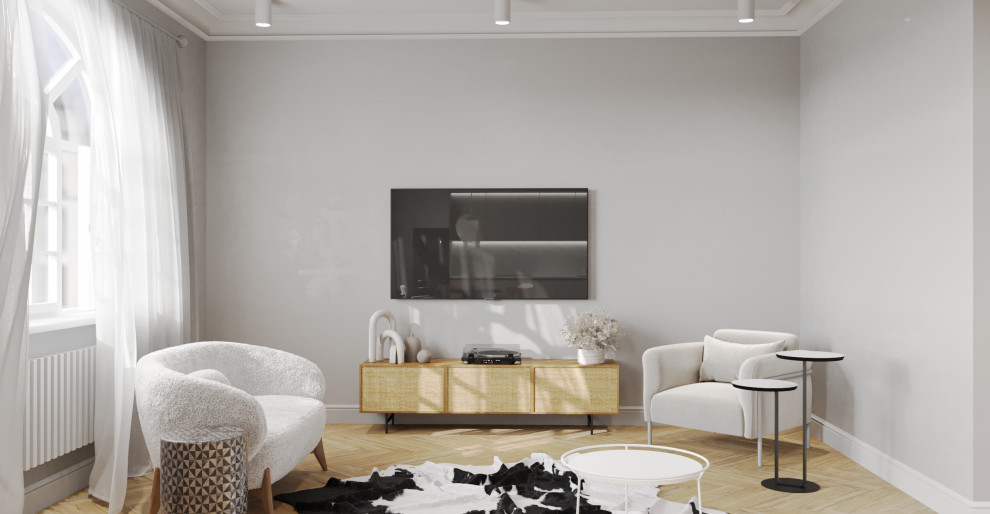 Дизайн проект однокомнатной квартиры