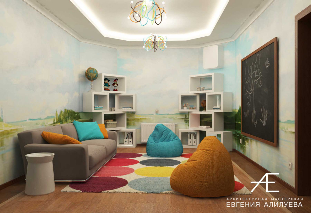 Обложка проекта: Игровая в доме в пос. Сосновка