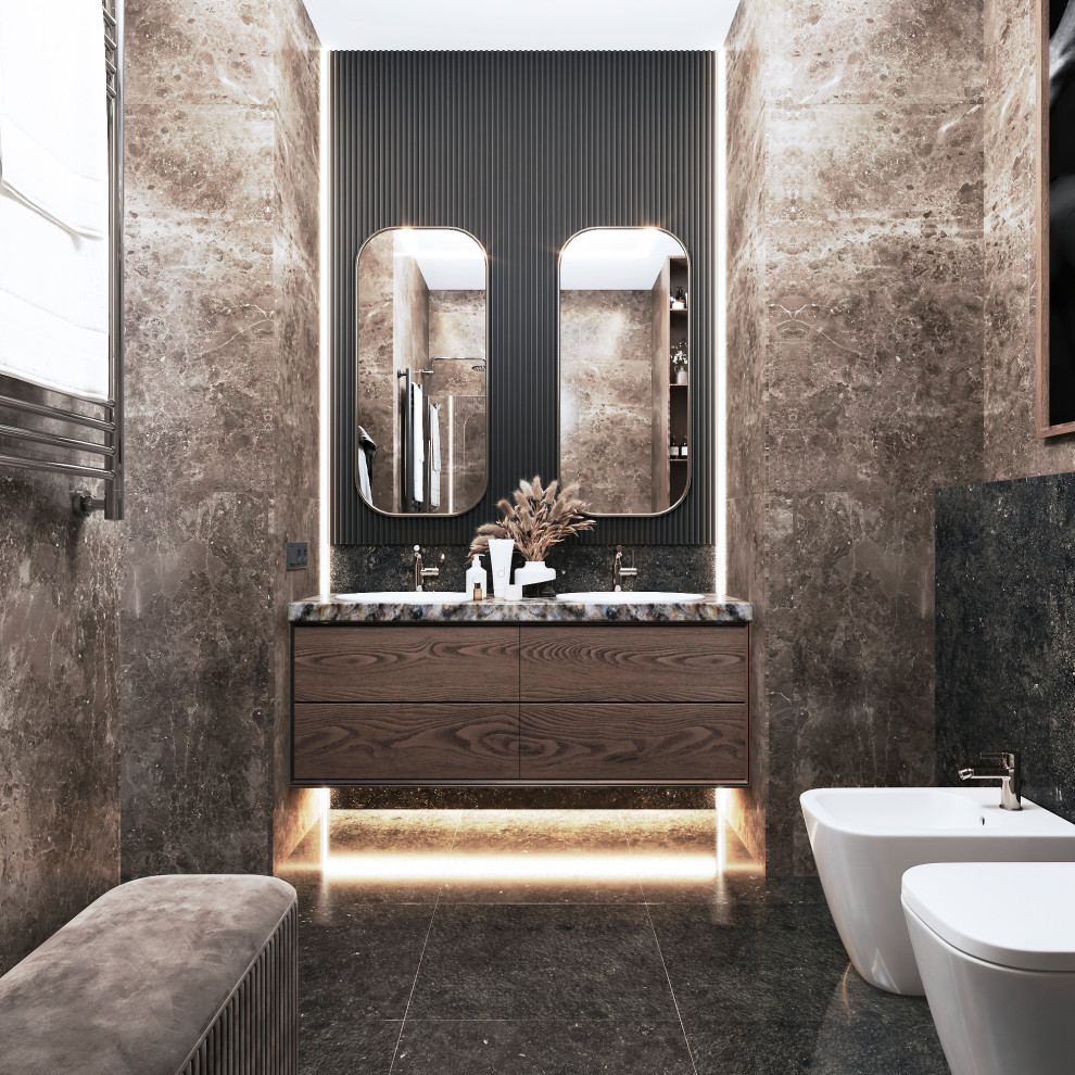 Обложка проекта: Дизайн интерьера "Санузел в ЖК "Символ"