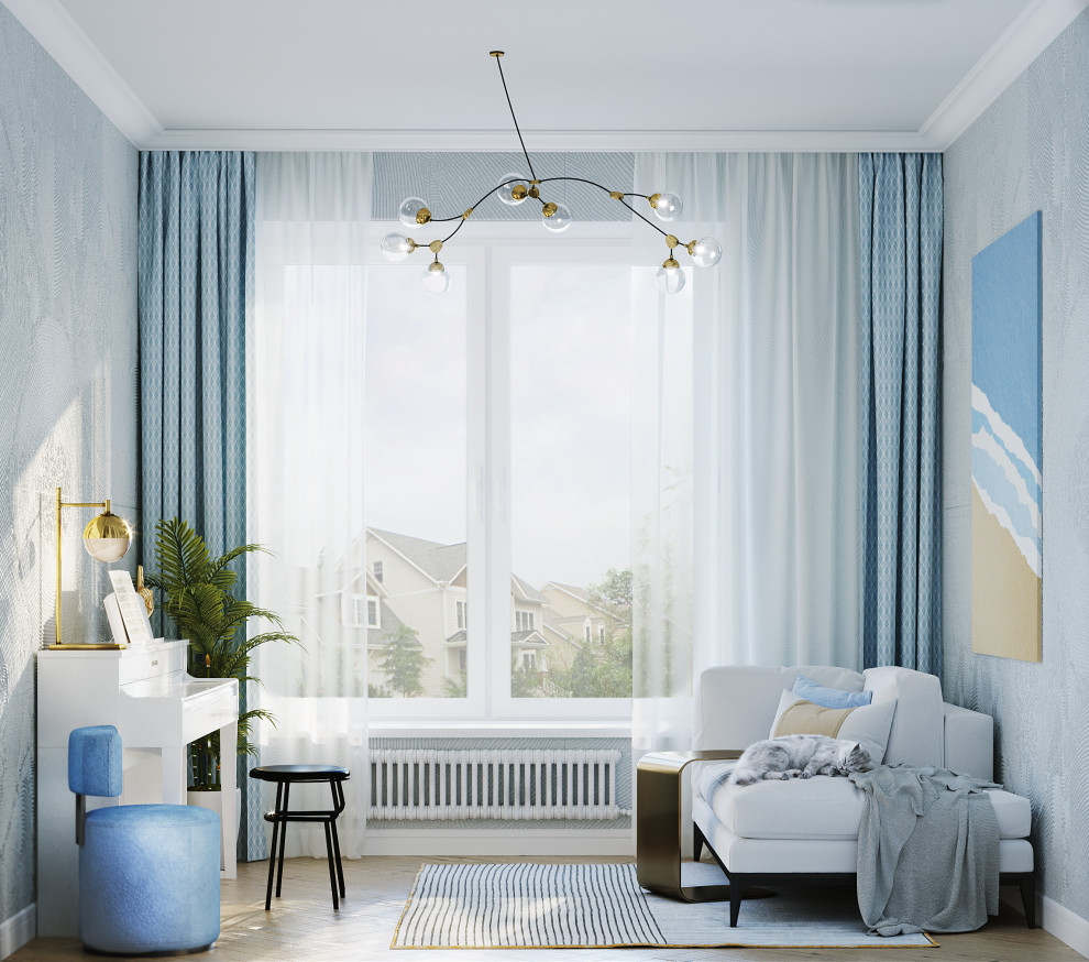 Дизайн проект интерьера коттеджа 140 кв.м.