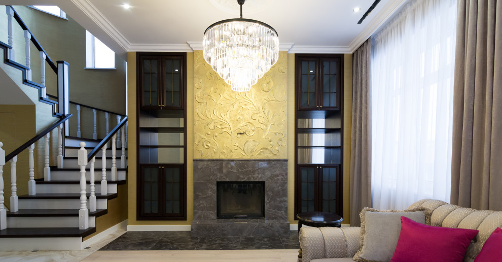 Кухня-гостиная по индивидуальному проекту.