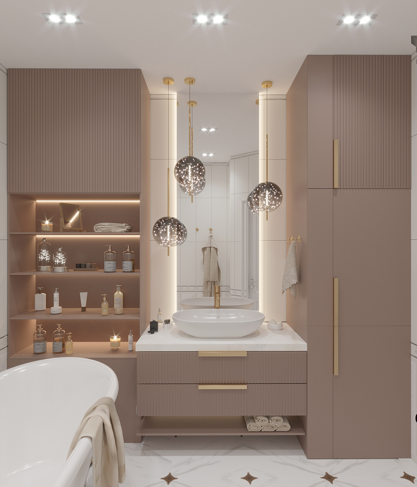 Нежная квартира неоклассика