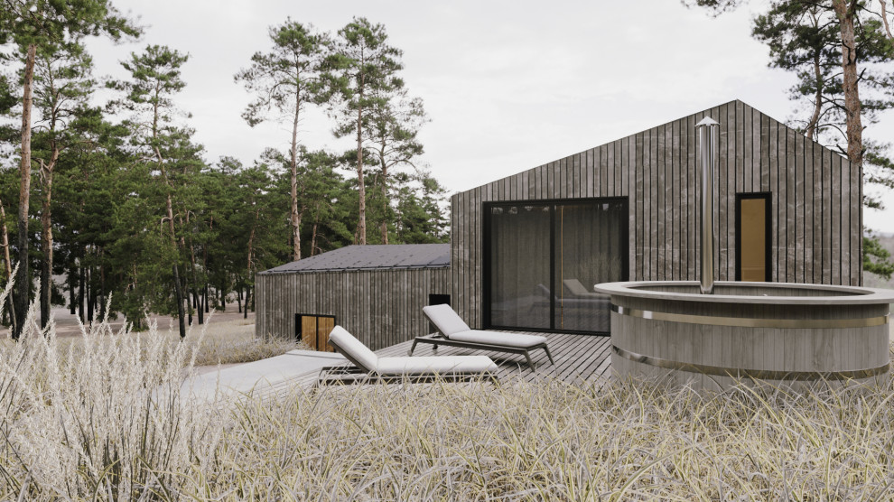 Дом на склоне