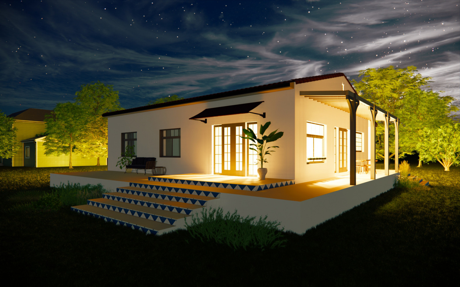 Дом в южном стиле