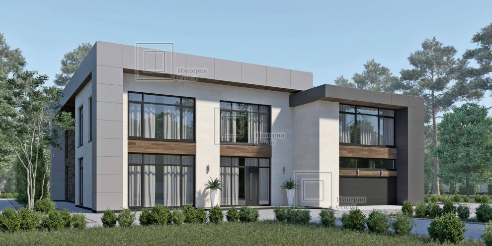 Проект дома с тренажерным залом и бассейном