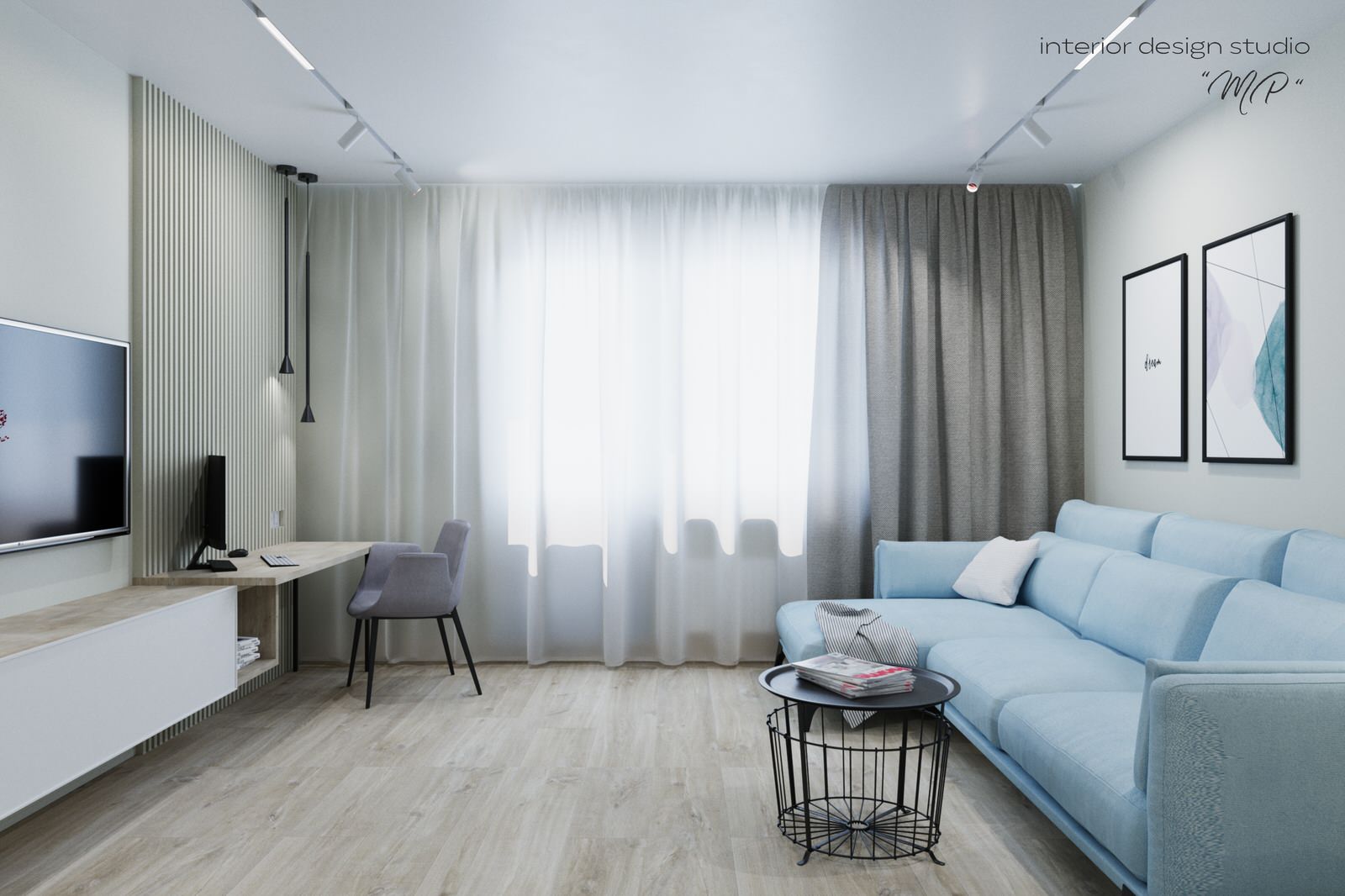 Квартира в светлых тонах