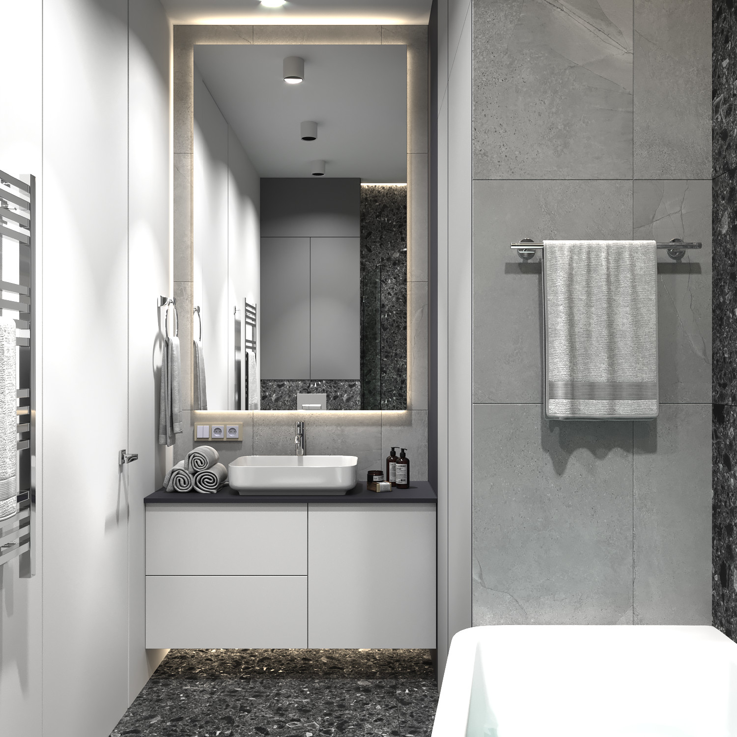 Проект квартиры в Москве 100 м.кв