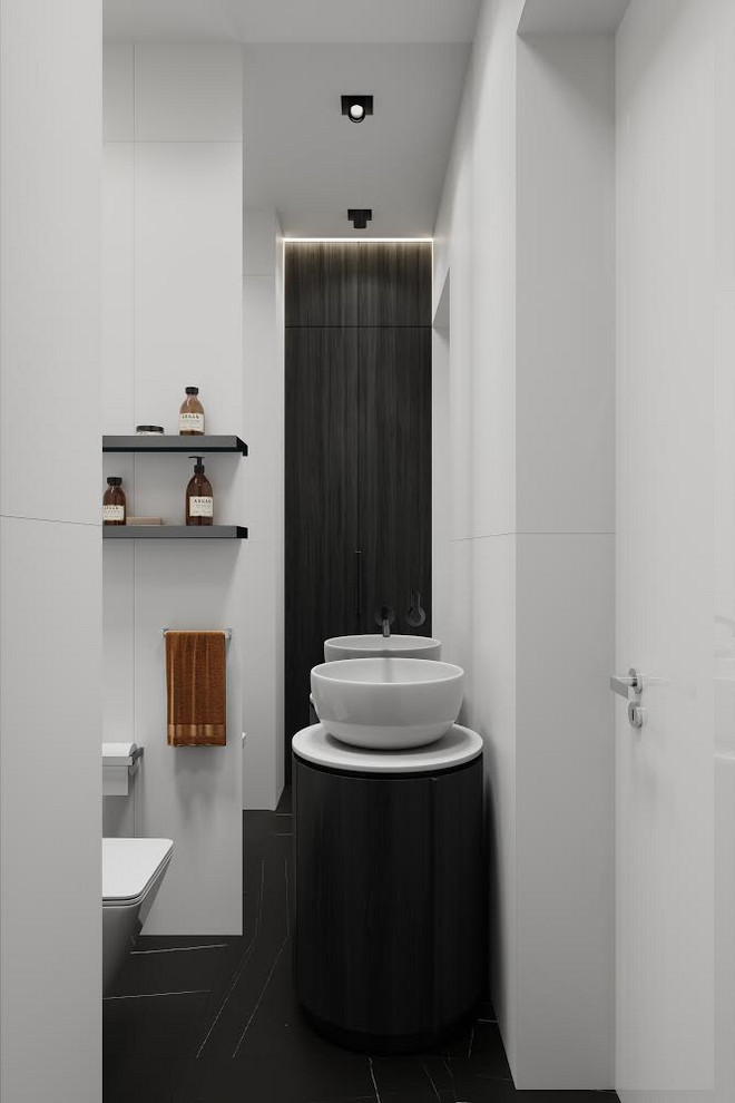 Дизайн-проект квартиры в стиле минимализм (Дыбенко)