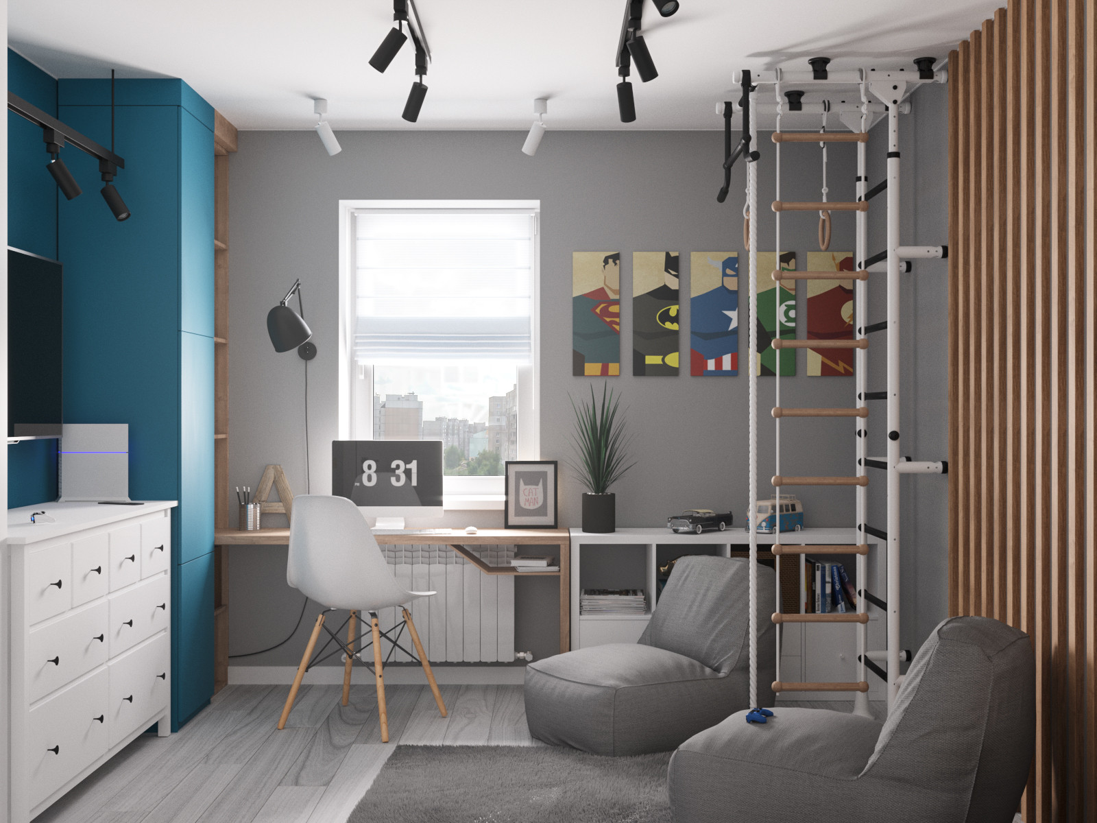 Двух уровневая детская