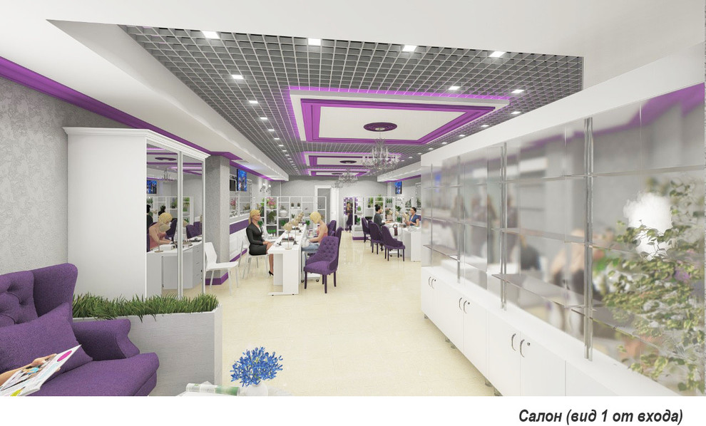 Проектные предложения по Салону ногтевого сервиса (Сургут)