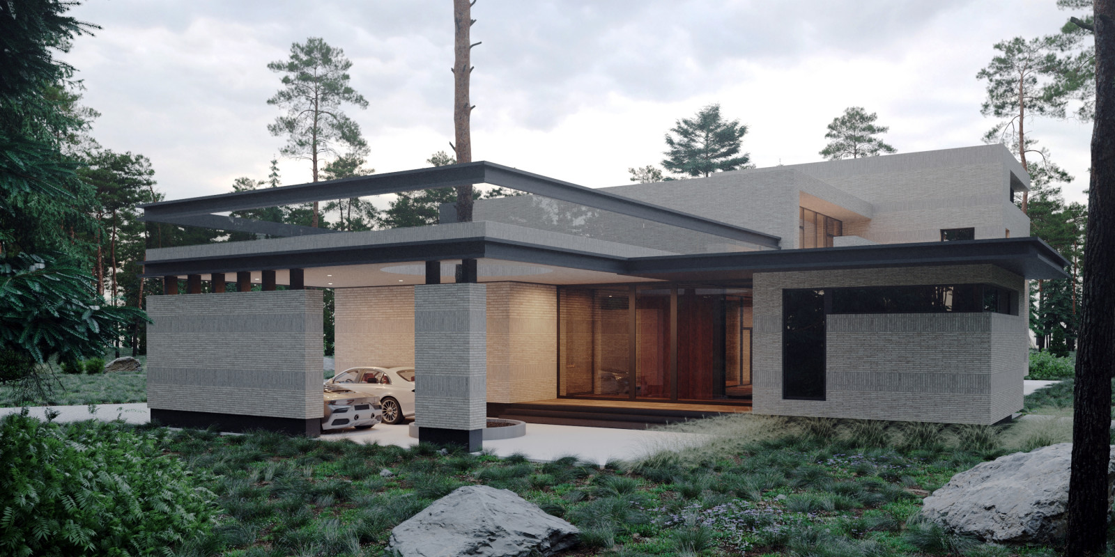 Дом с динамическим фасадом