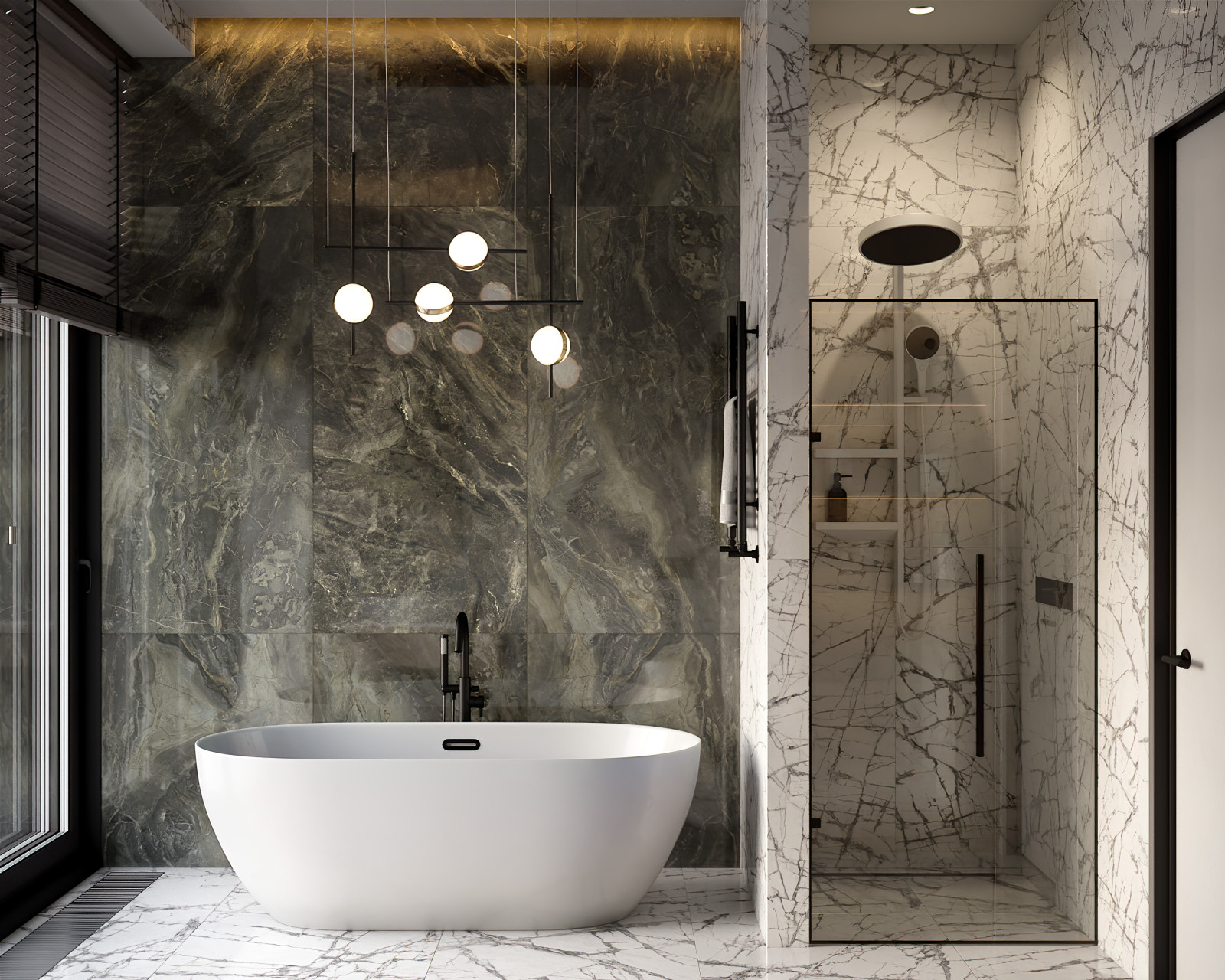 Мастер-ванная. Второй этаж.