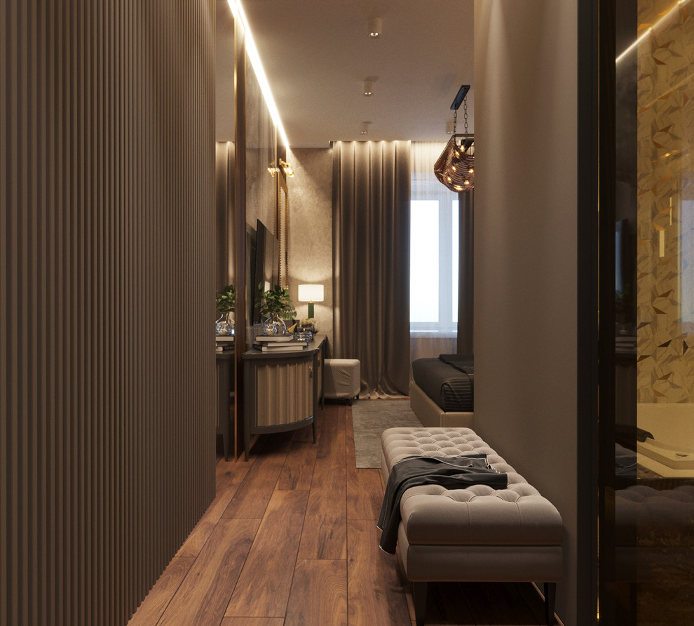 Обложка проекта: Квартира премиум класса в ЖК Sky 7 (Спальня хозяев)