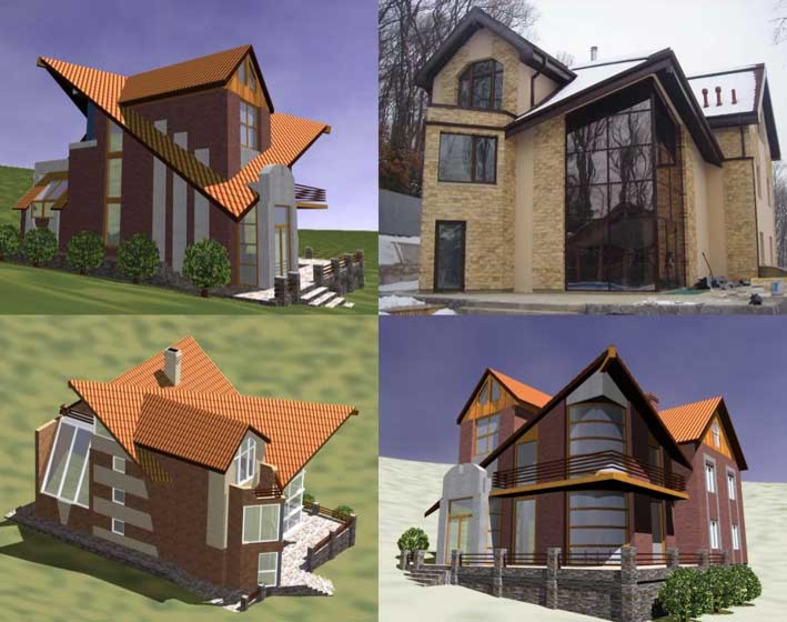 архитектура, частные дома