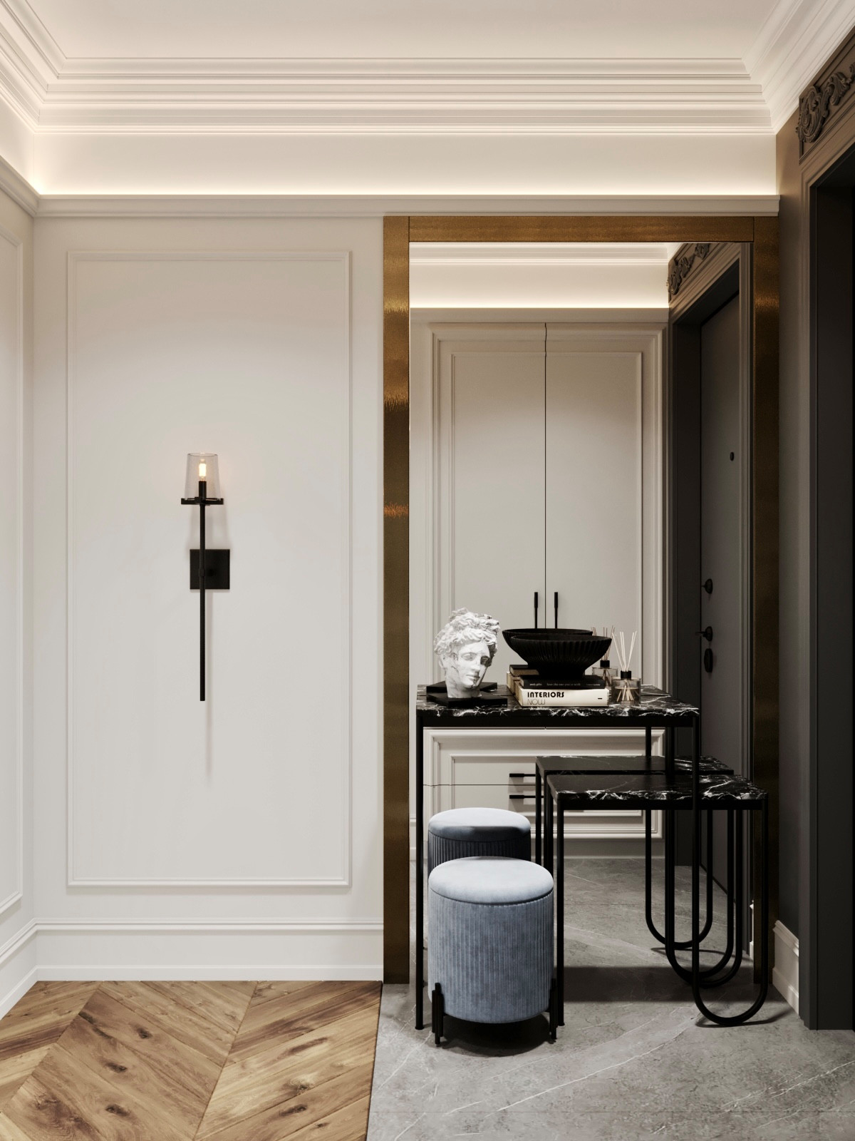 Квартира для сына дизайнера с хорошим вкусом. Вариант 2