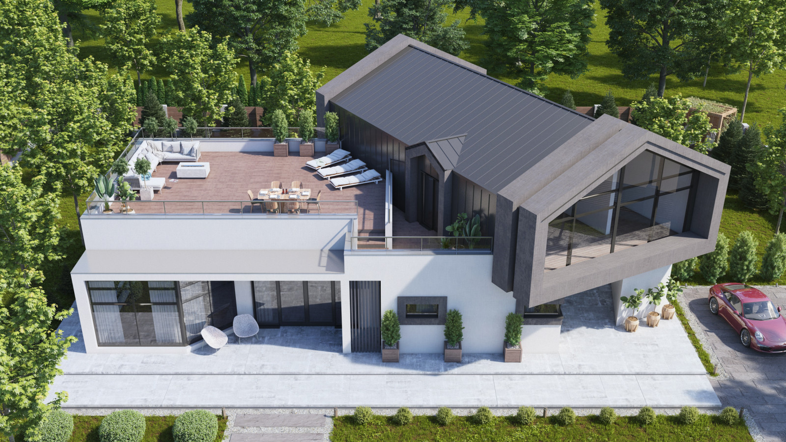 Проект индивидуального жилого дома 006