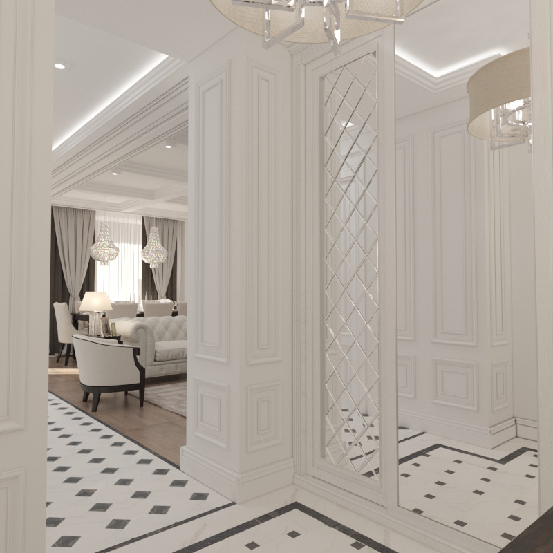 Двухкомнатная квартира в классическом стиле