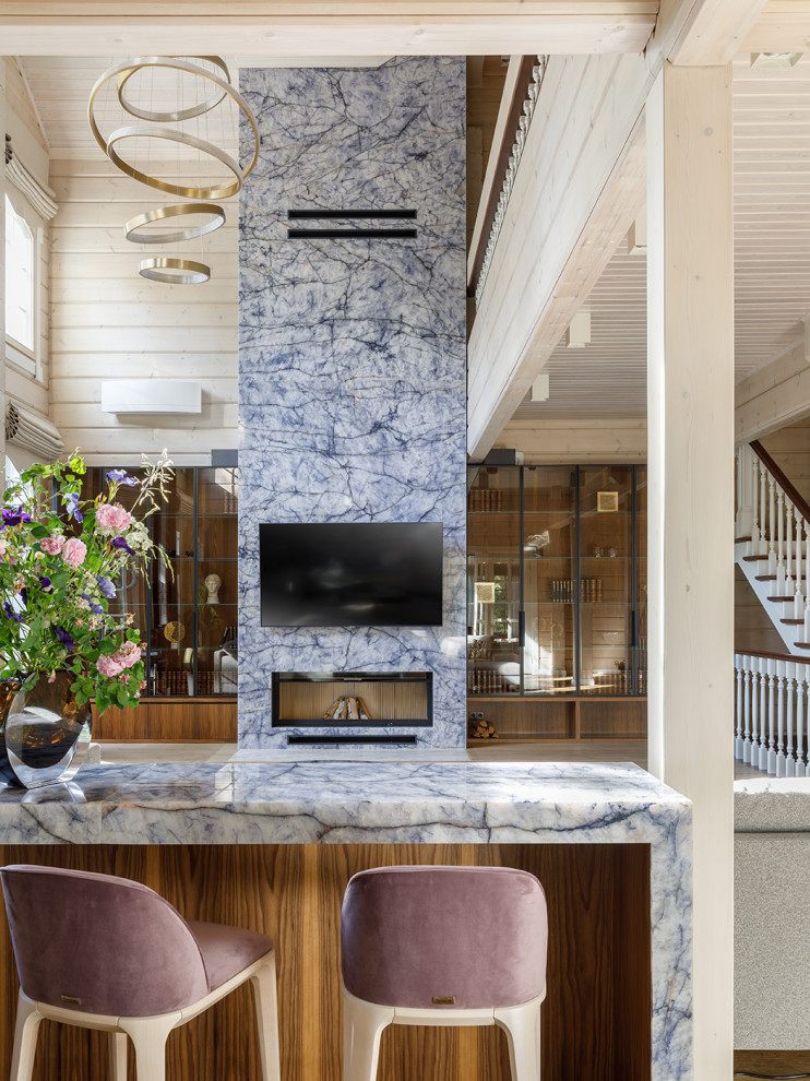 Барная стойка в гостиной