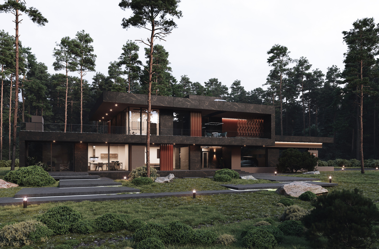 Проект индивидуального жилого дома 005