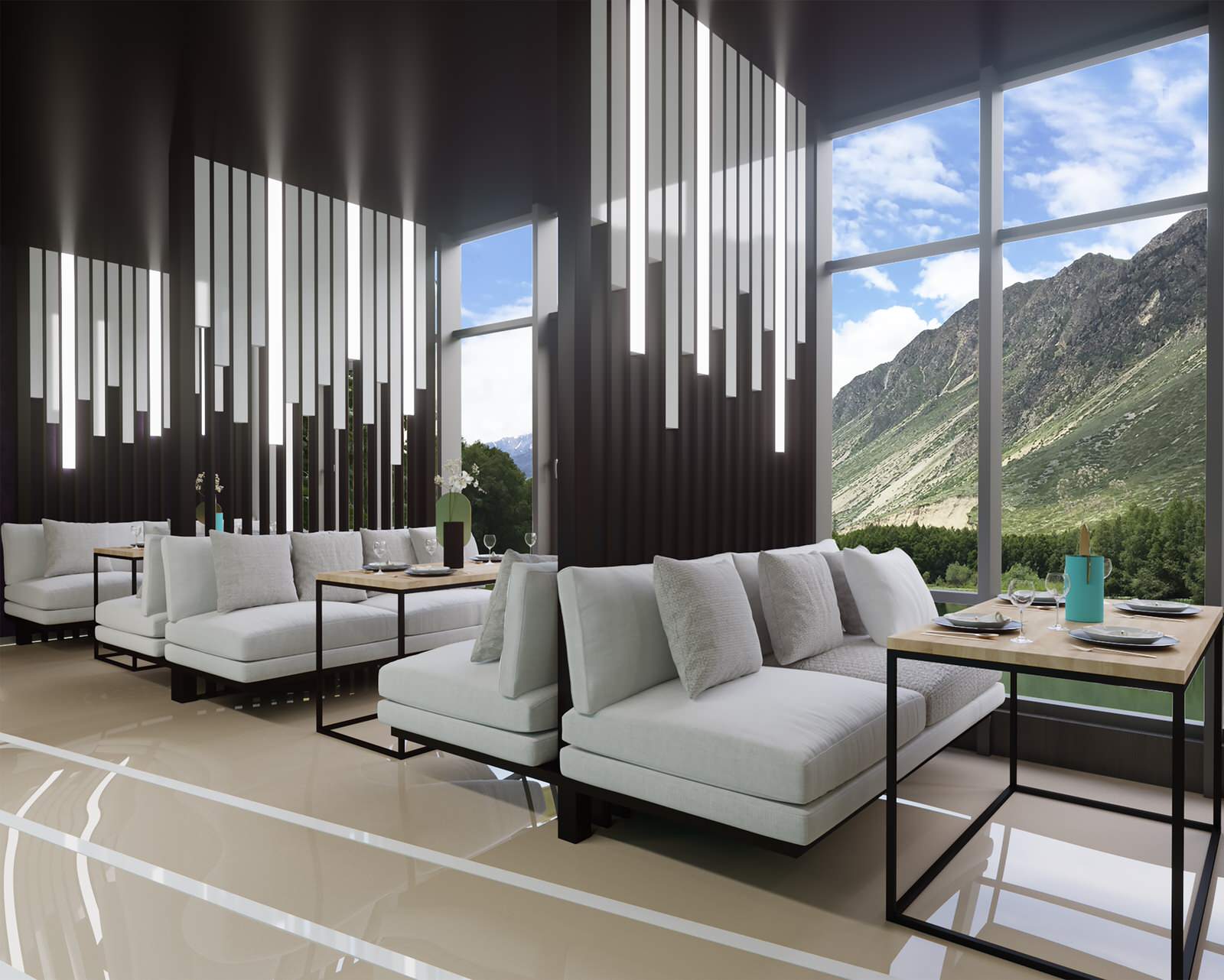 Дизайн интерьера ресторана