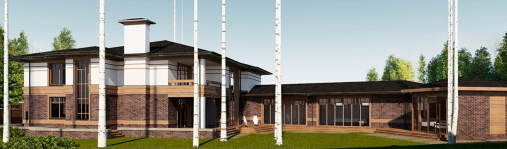 Обложка проекта: Загородный дом в поселке Кезьмино