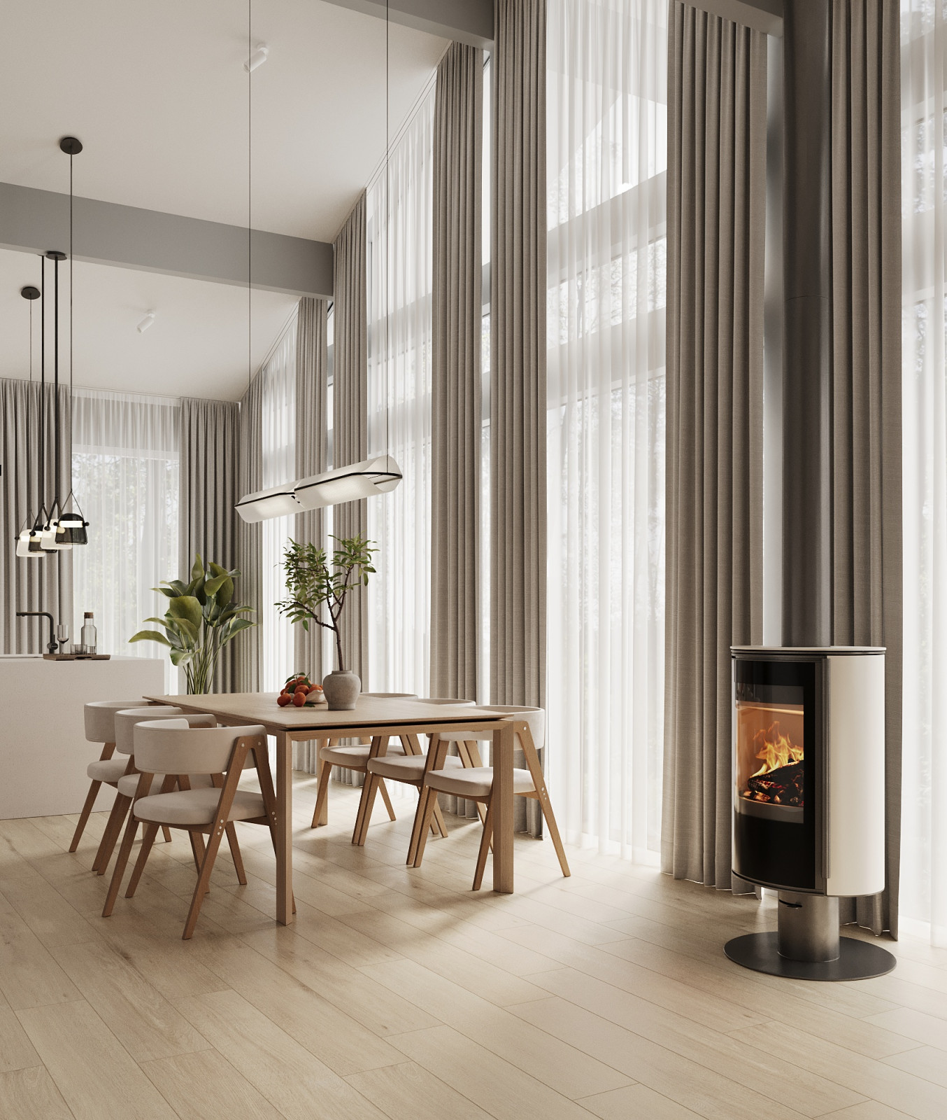 Двухэтажный дом фахверк 98м² в г. Москва