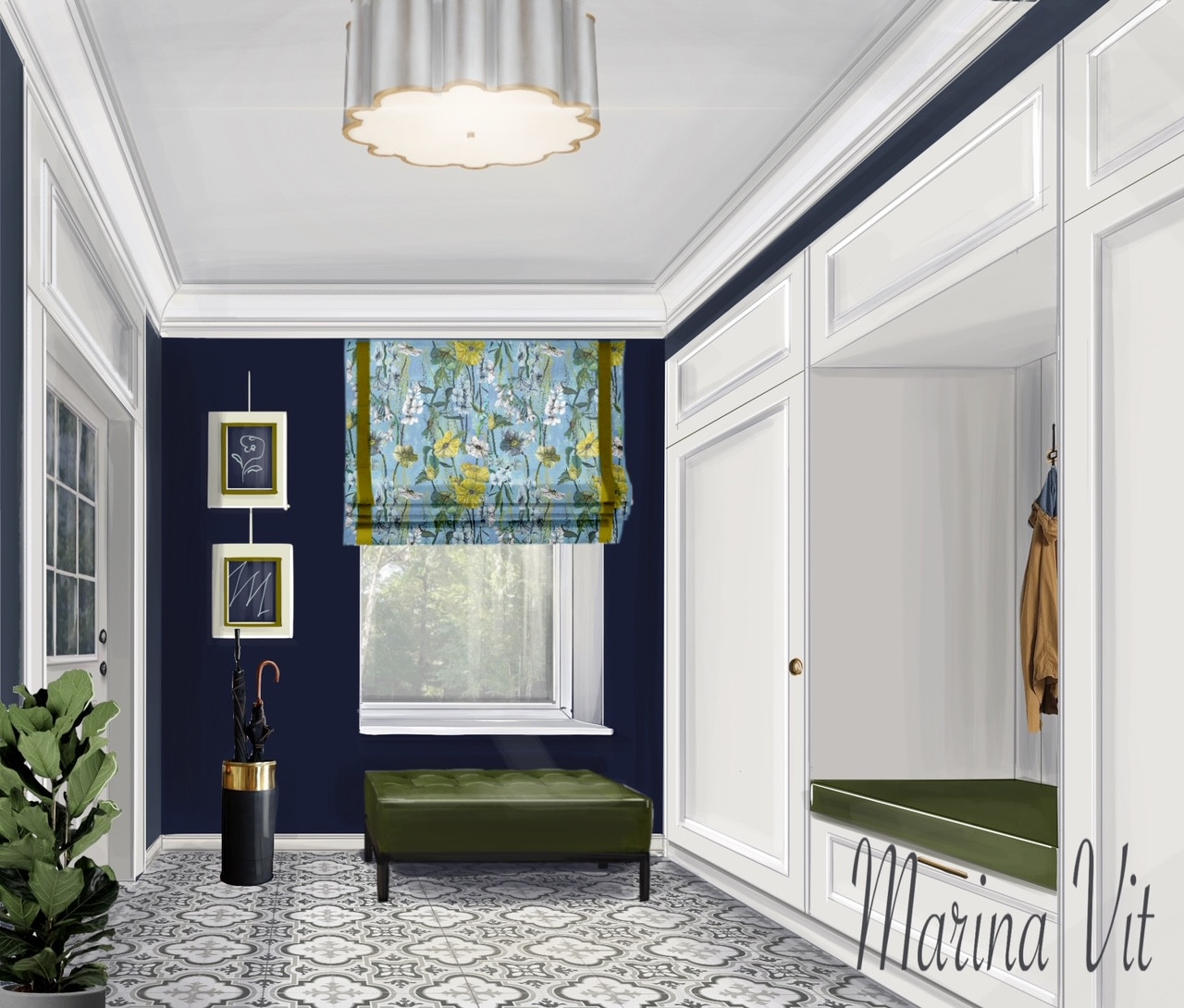 Дом в подмосковье - прихожая