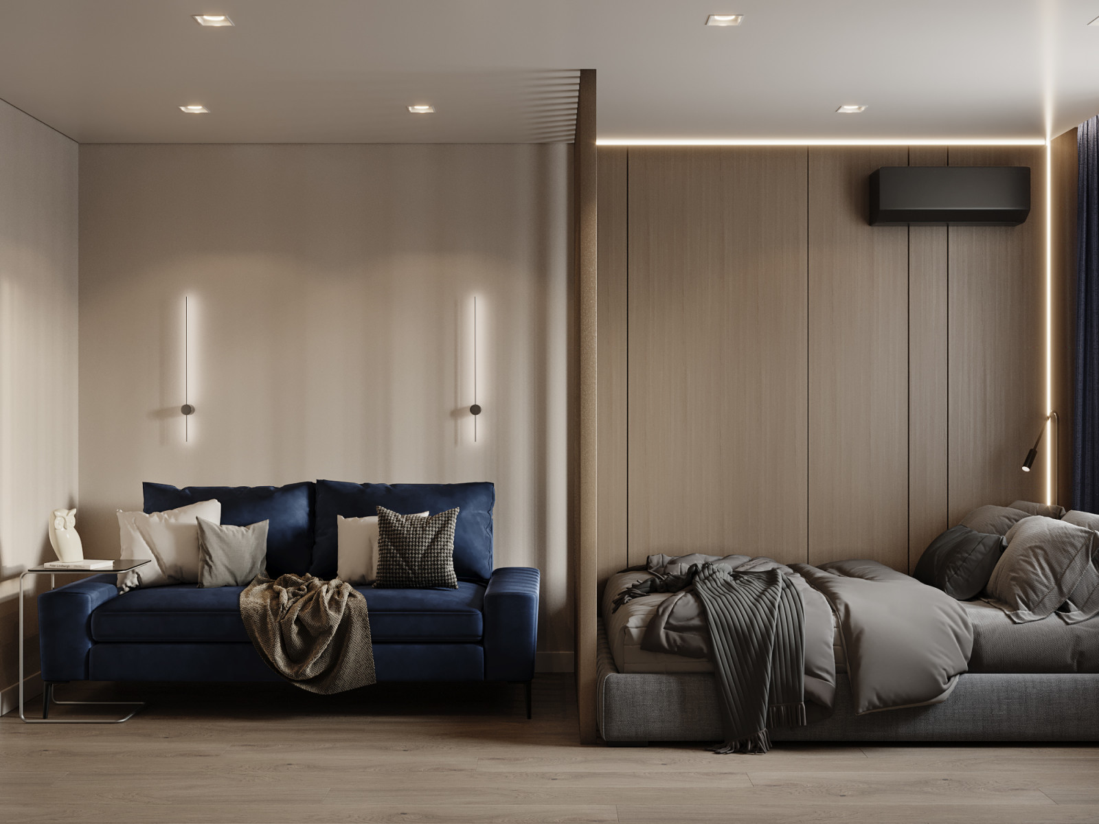 Однокомнатная квартира 25м²