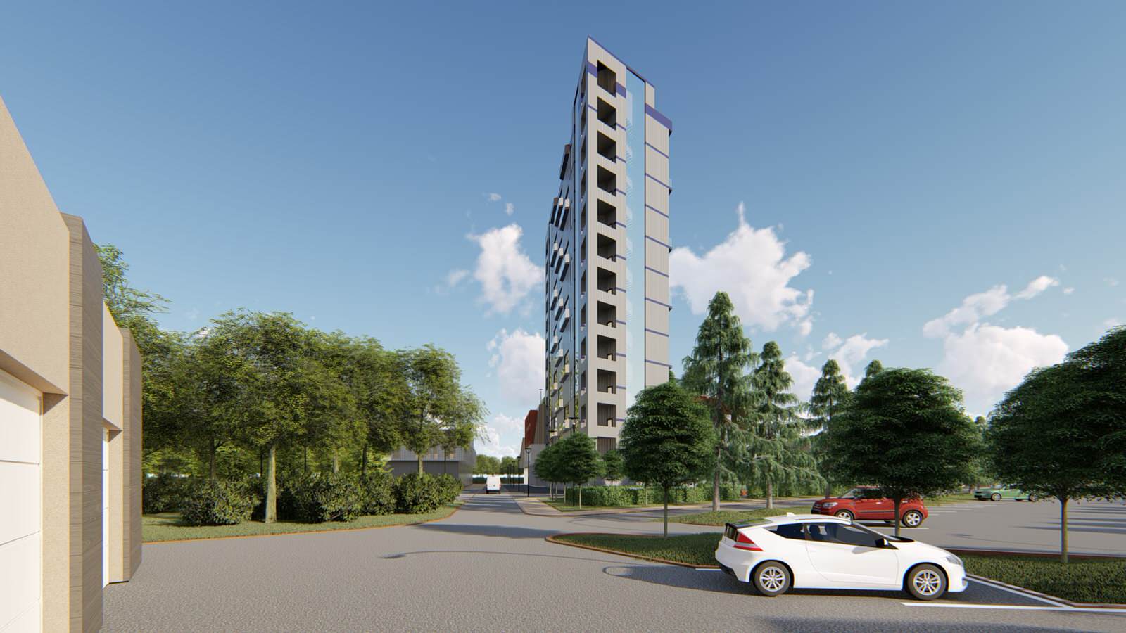 Проект комплекса зданий областной клинической больницы в Смоленской области