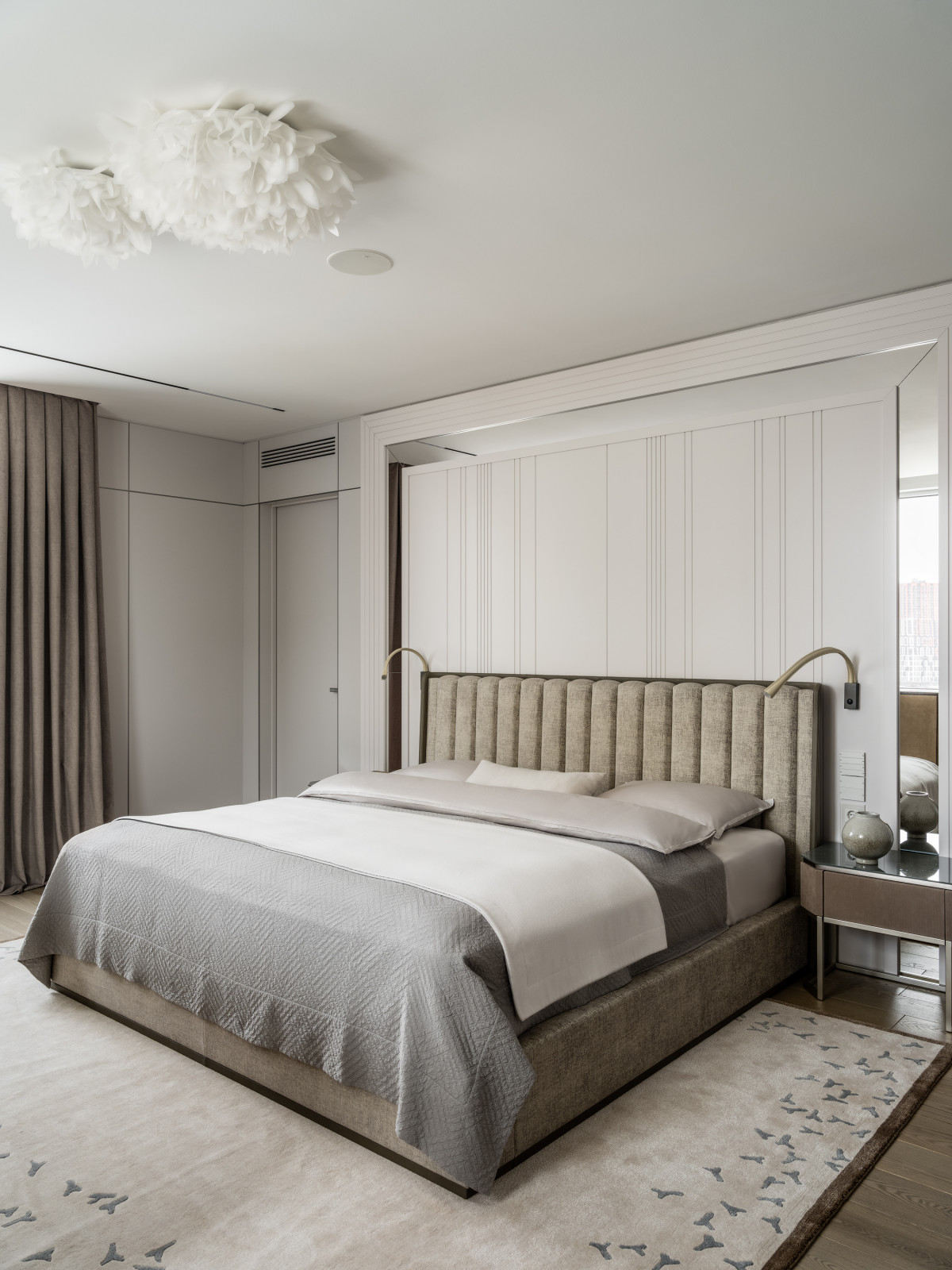 Семейная квартира в акварельных оттенках света и тени