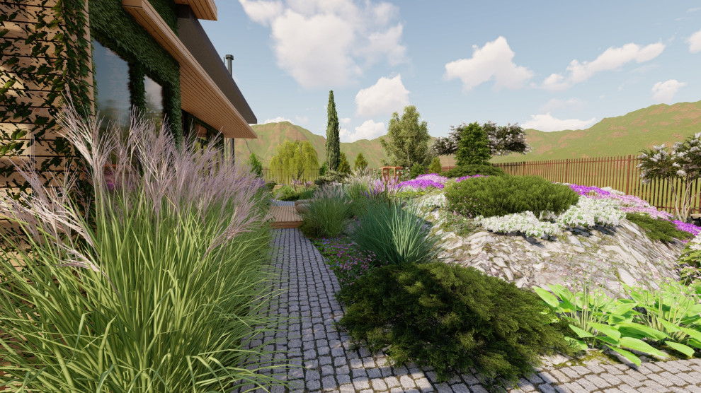 Каменистые устройства на участке 7 соток. "День/Ночь"