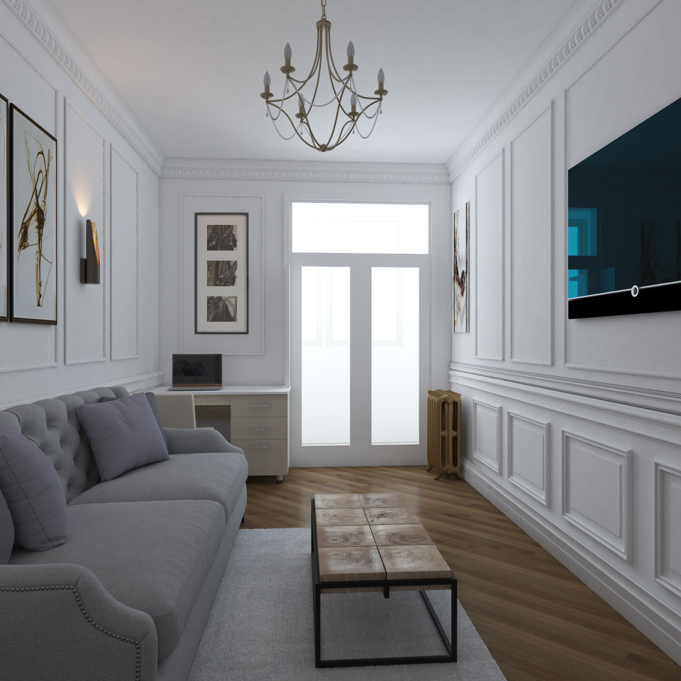 Дизайн квартиры г. Москва. Гостиная