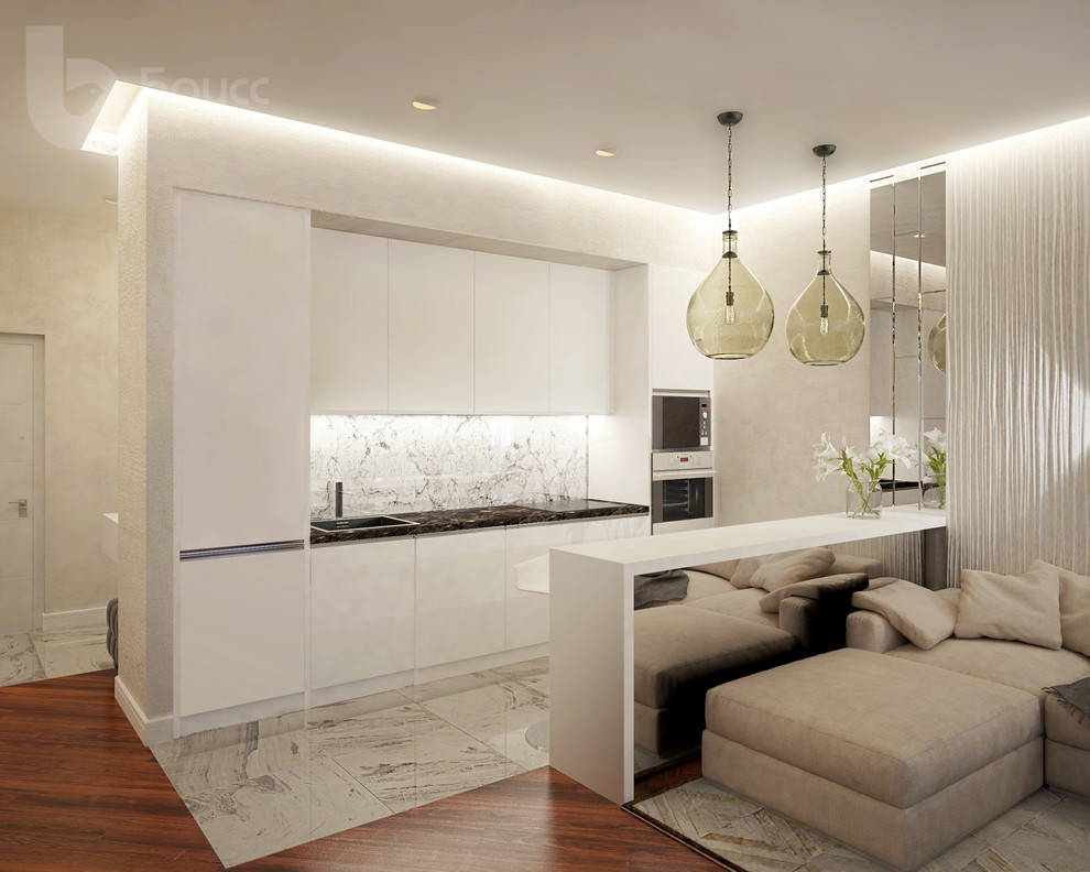 Проект "СВЕТЛЫЙ". Квартира-студия 54 кв. м