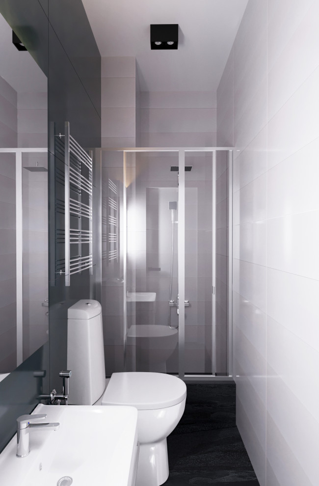 Дизайн проект квартиры 34 м2 в стиле "Минимализм"