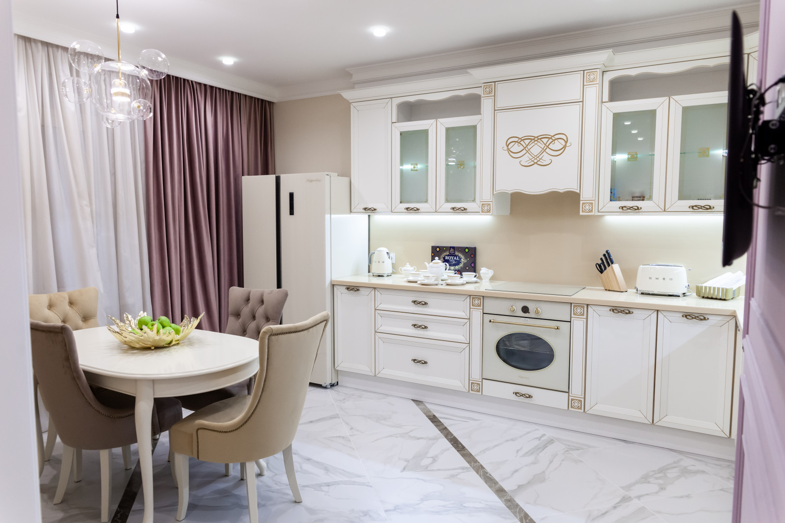 Обложка проекта: Фото проекта, ЖК "Маршал", г.Калуга (кухня)