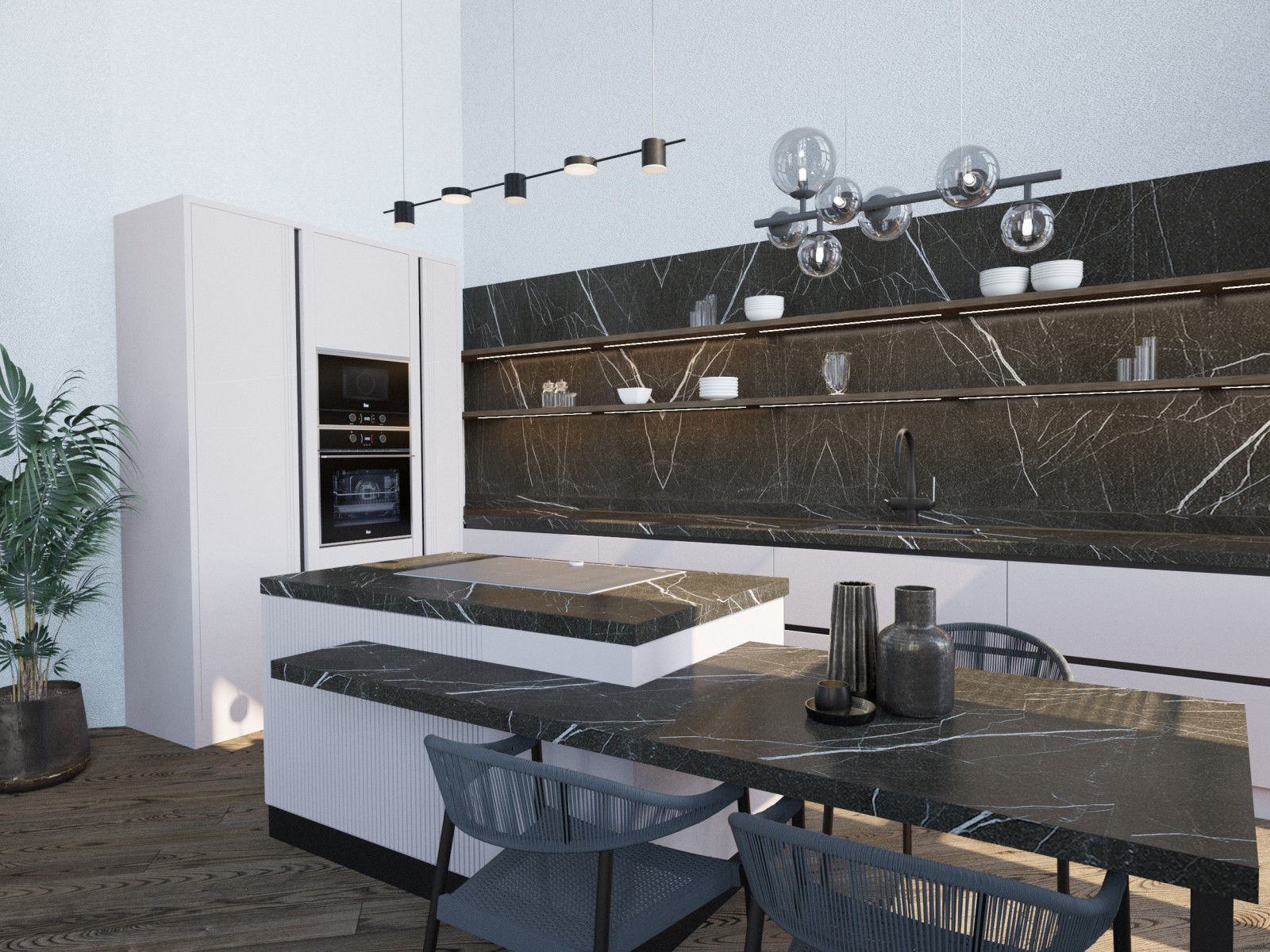 Обложка проекта: Современный интерьер двухуровневой квартиры