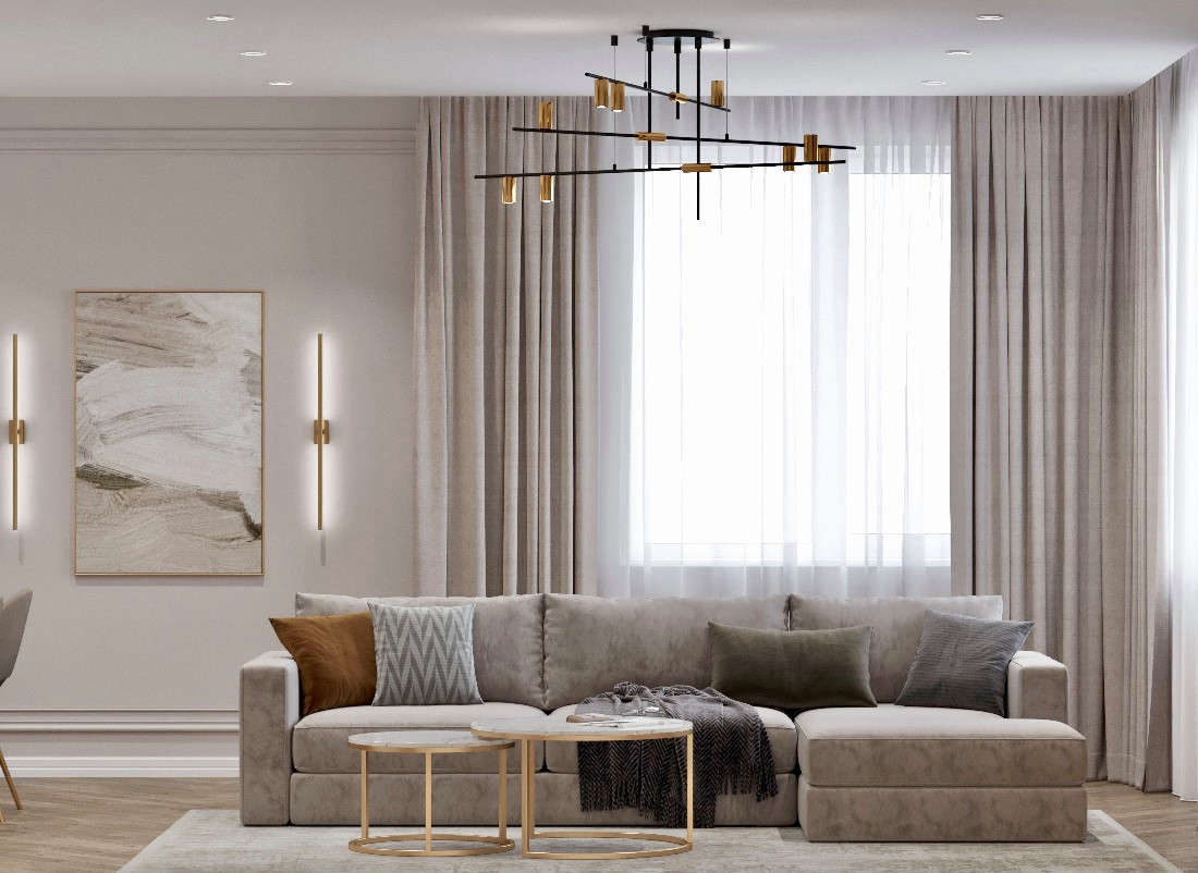 ЖК Люмин, 3 комнаты, 140 м²