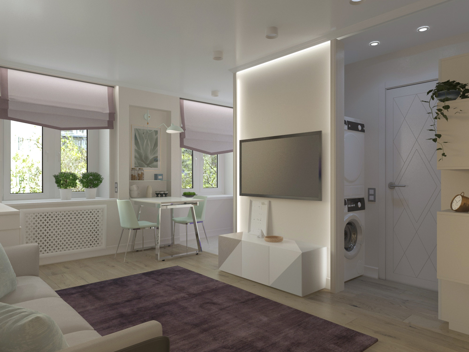 светлая студия