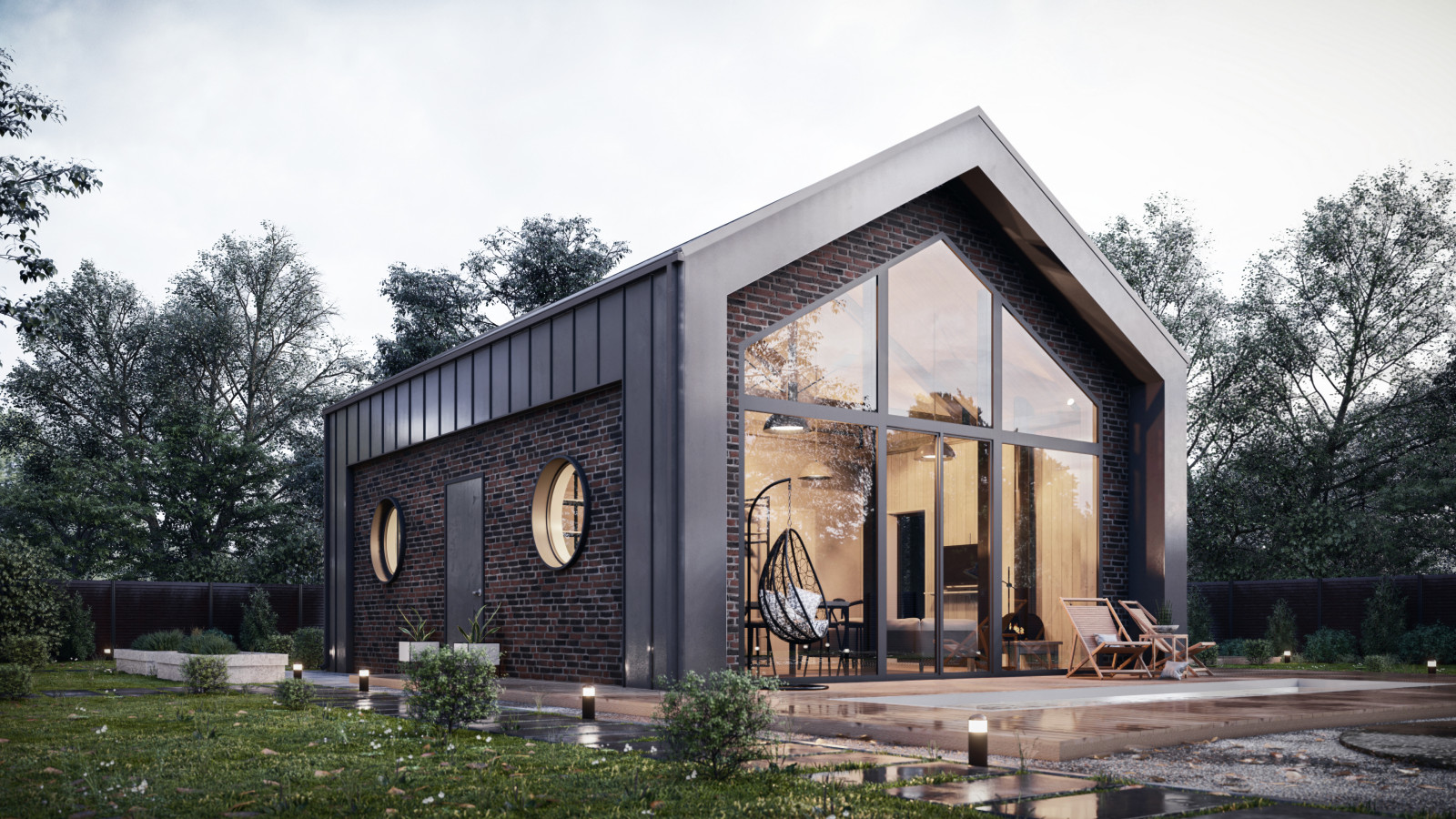 Гостевой дом в стиле барнхаус